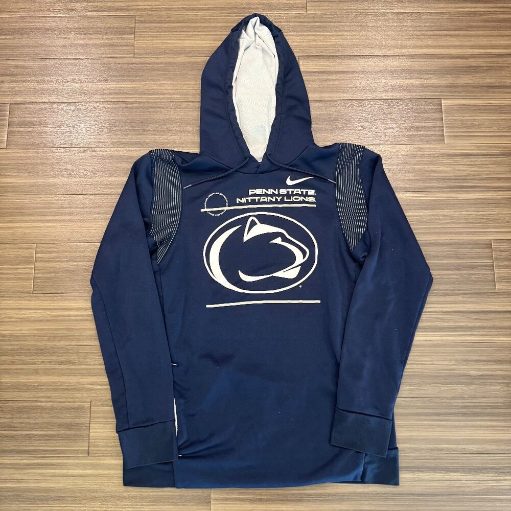Nike Penn State Nittany Lions Sweatshirt Womens Large Hoodie Dri-Fit Swoosh